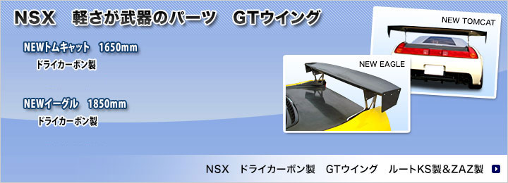 NSX　GTウイング　NEWトムキャット 1650mm／NEWイーグル 1850mm